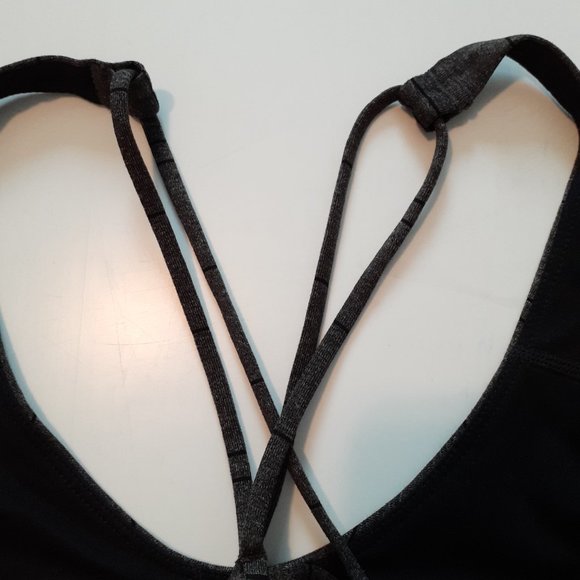 prAna Everyday Bra in Charcoal Stripe Size S - Picture 5 of 9